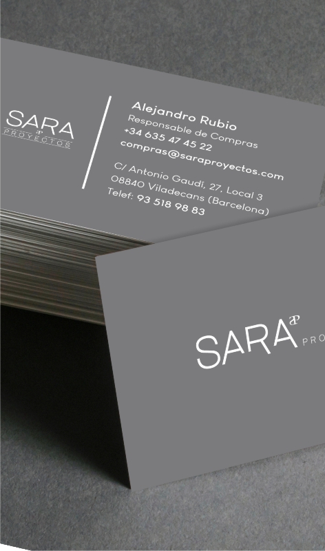 Tarjeta corporativa Sara Proyectos
